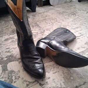 Laredo Black Western Leather Boots